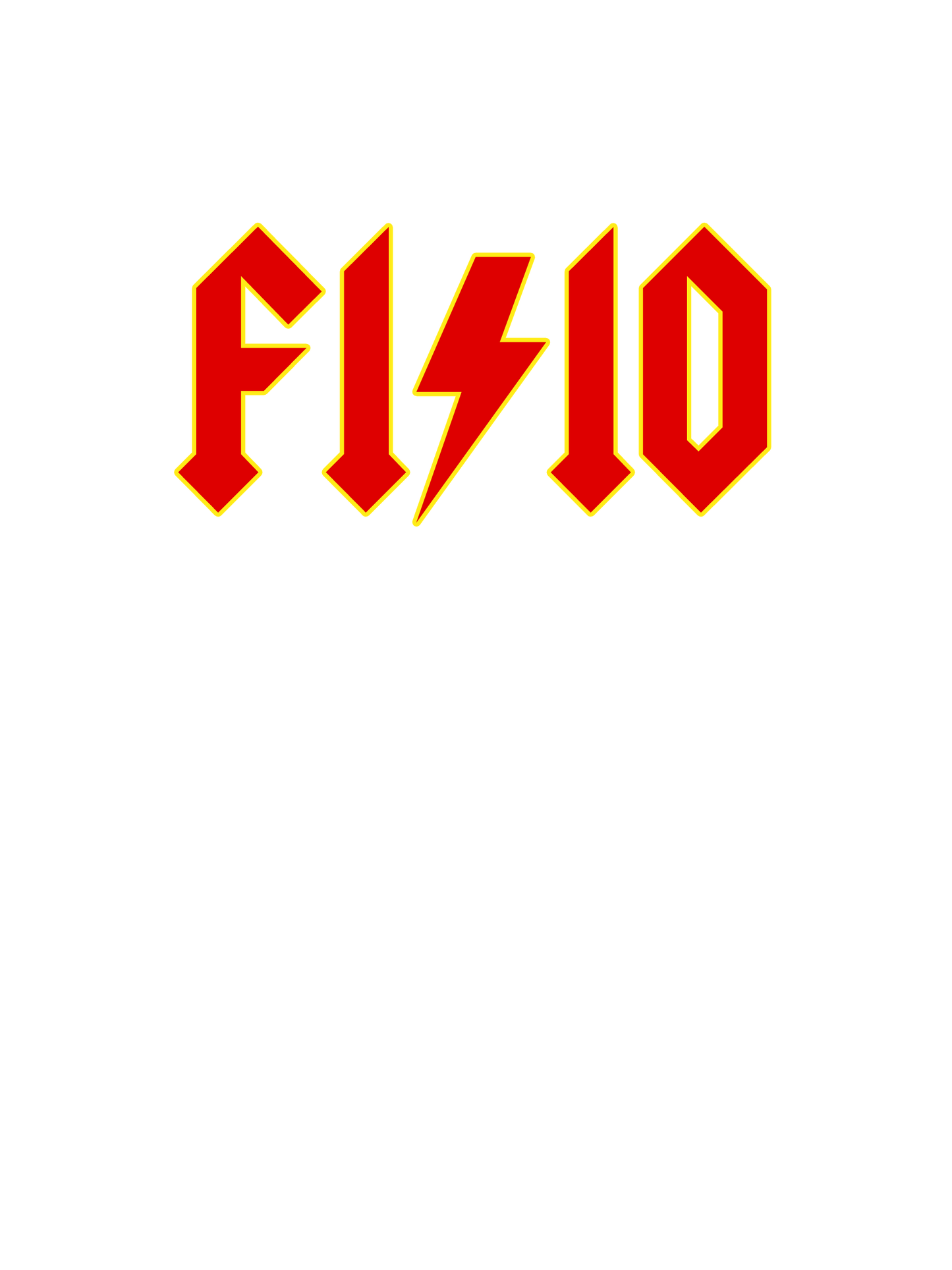 Diseño descargable, Fisio ACDC Rojo