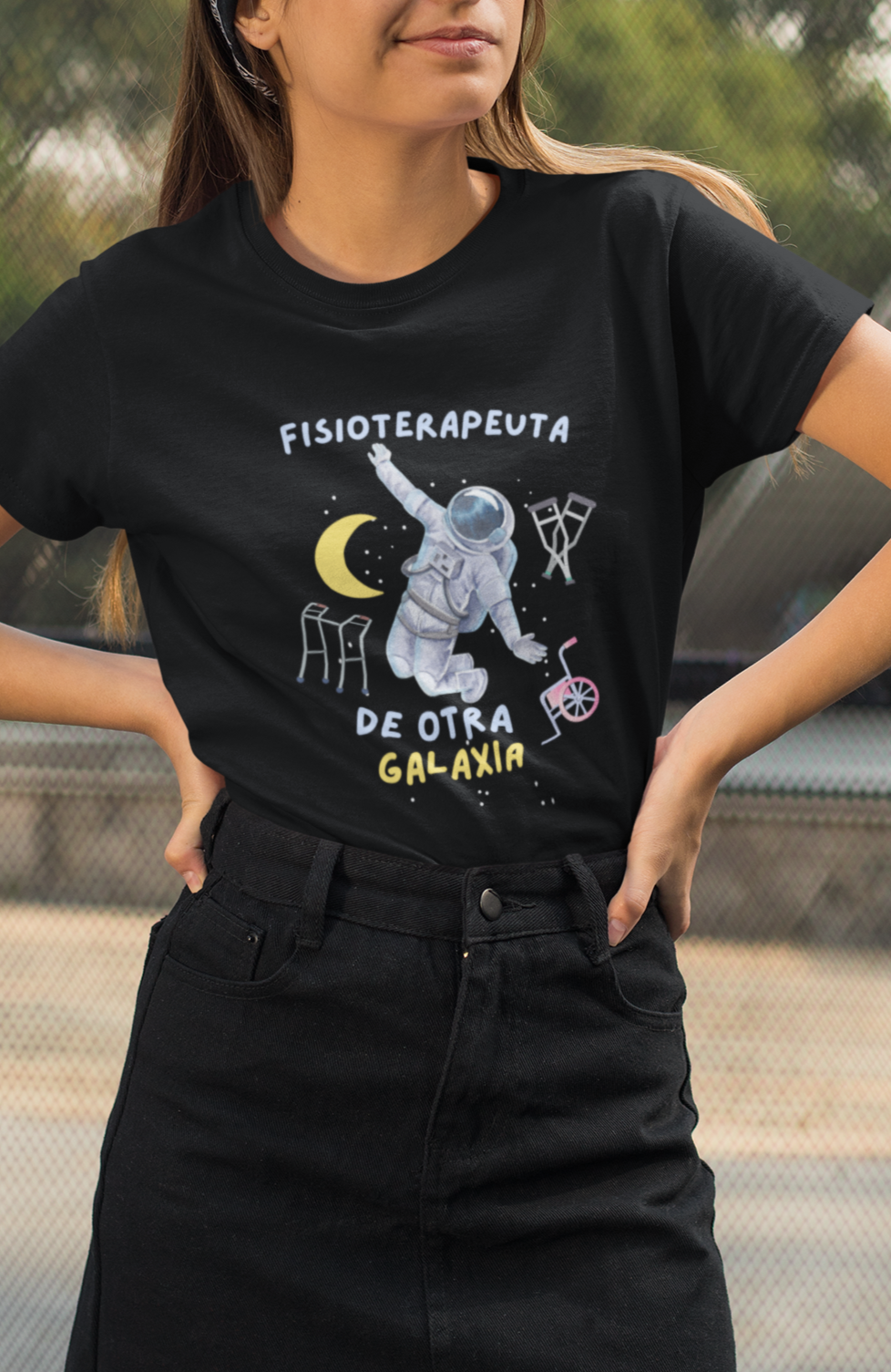 Camiseta Diseño Fisioterapia. Ropa para Fisioterapeutas.