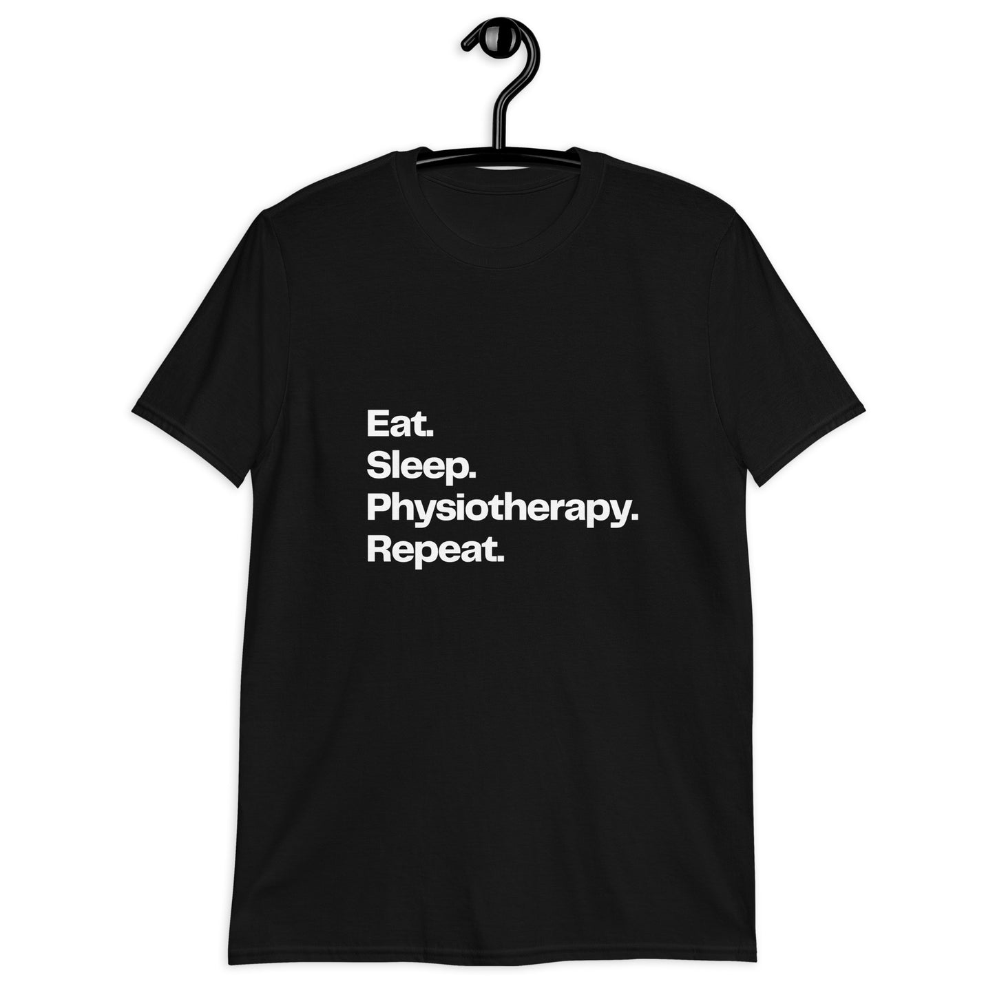 Eat, Sleep, Physio, Repeat Camiseta Negra
