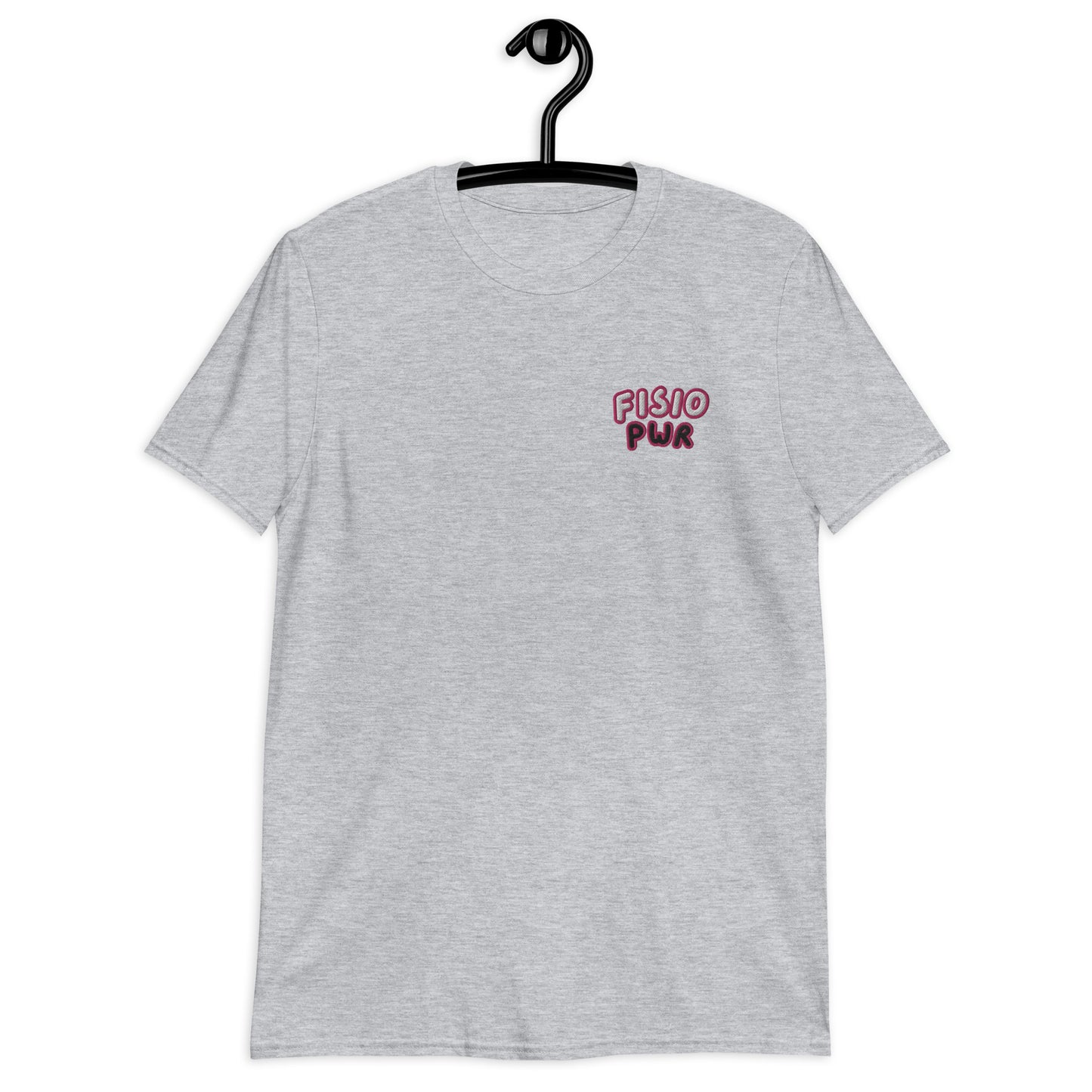 Camiseta bordada fisioterapeuta. Ropa para fisioterapia