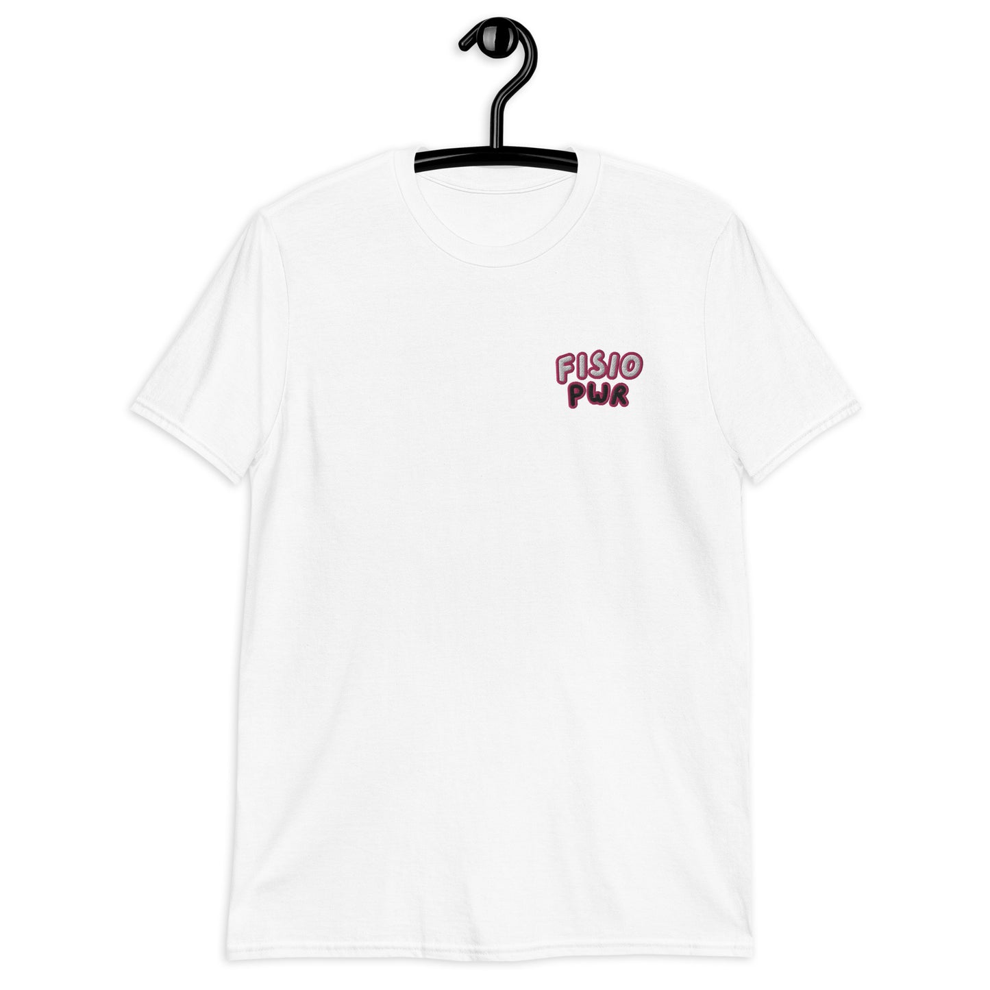 Camiseta bordada fisioterapeuta. Ropa para fisioterapia