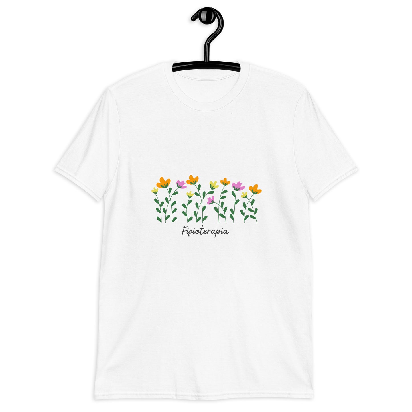Camiseta flores Fisioterapia