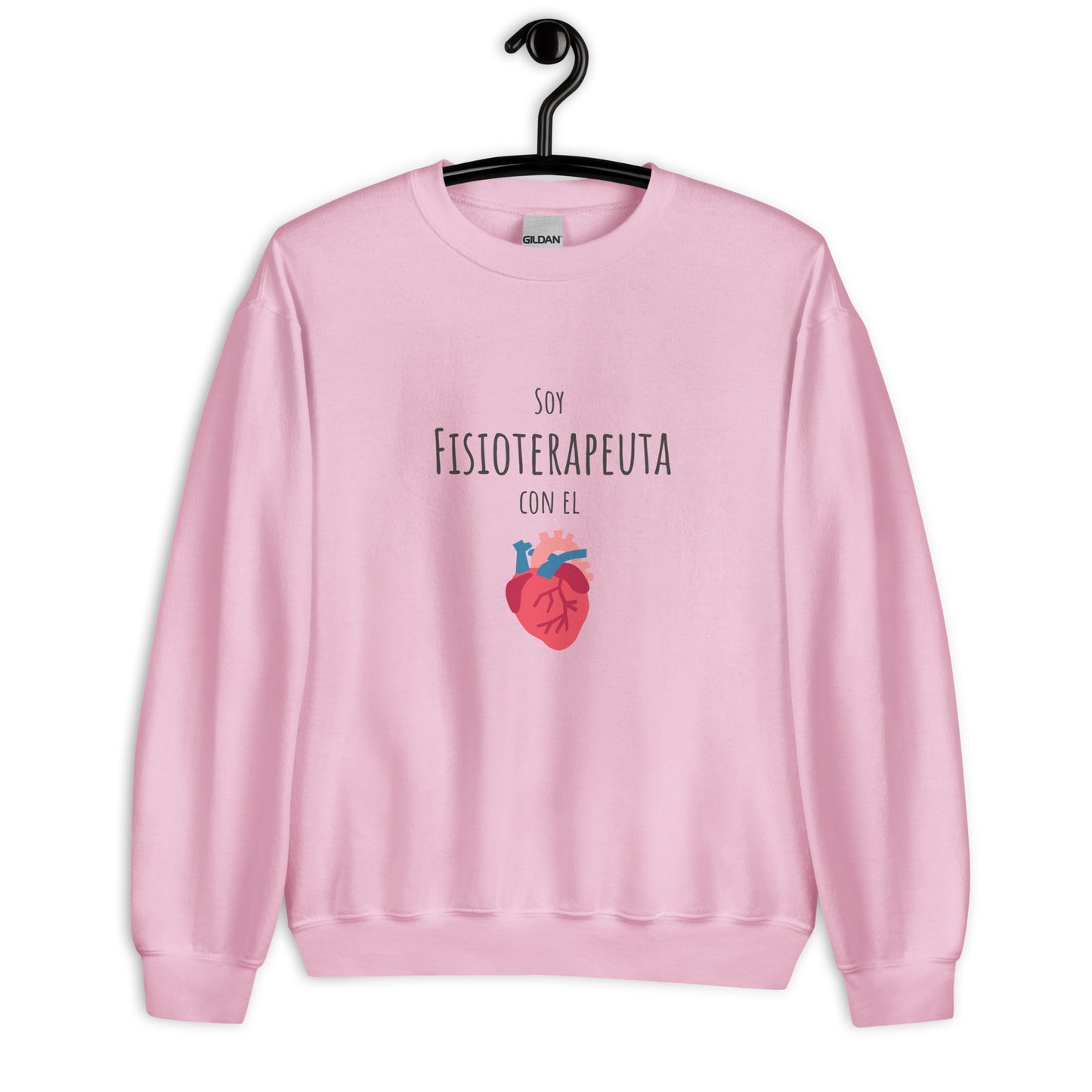 Sudadera regalo para Fisioterapeuta. Corazón Fisioterapia.