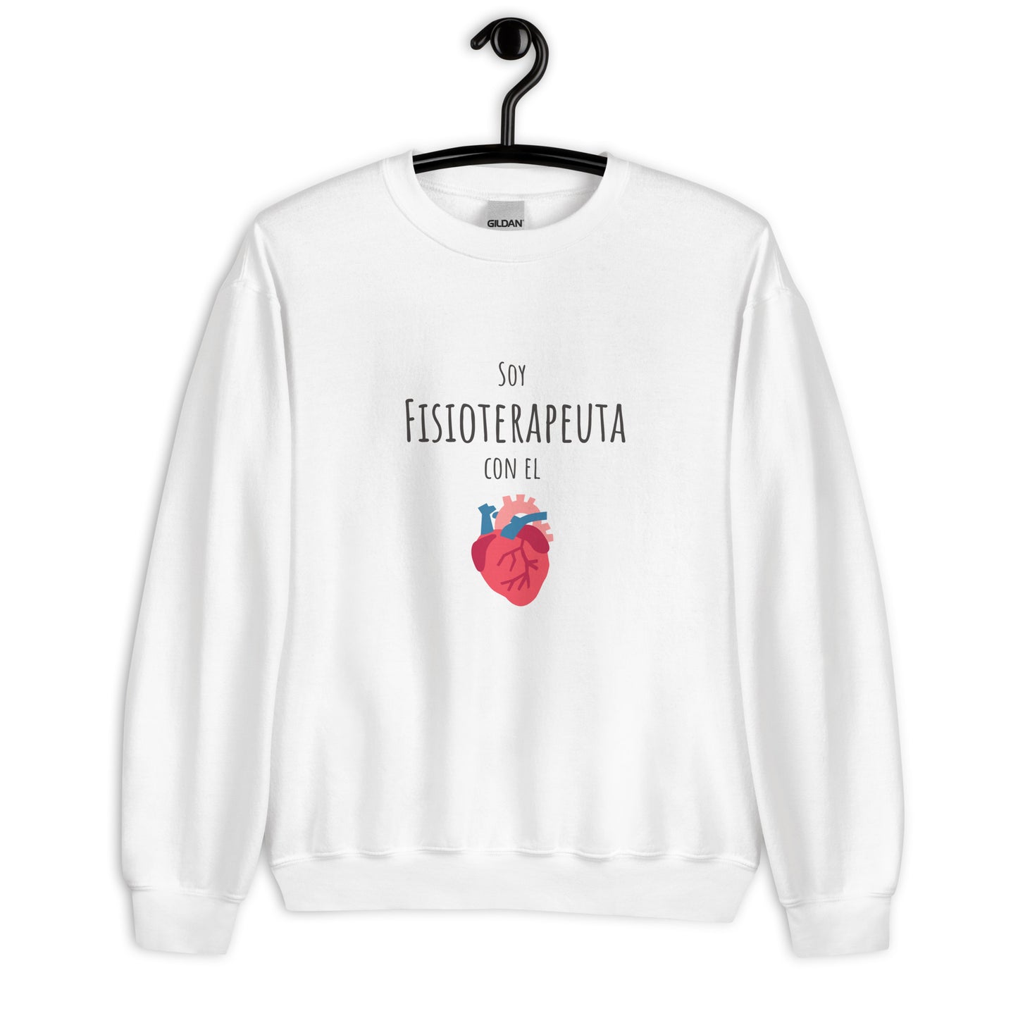 Sudadera regalo para Fisioterapeuta. Corazón Fisioterapia.