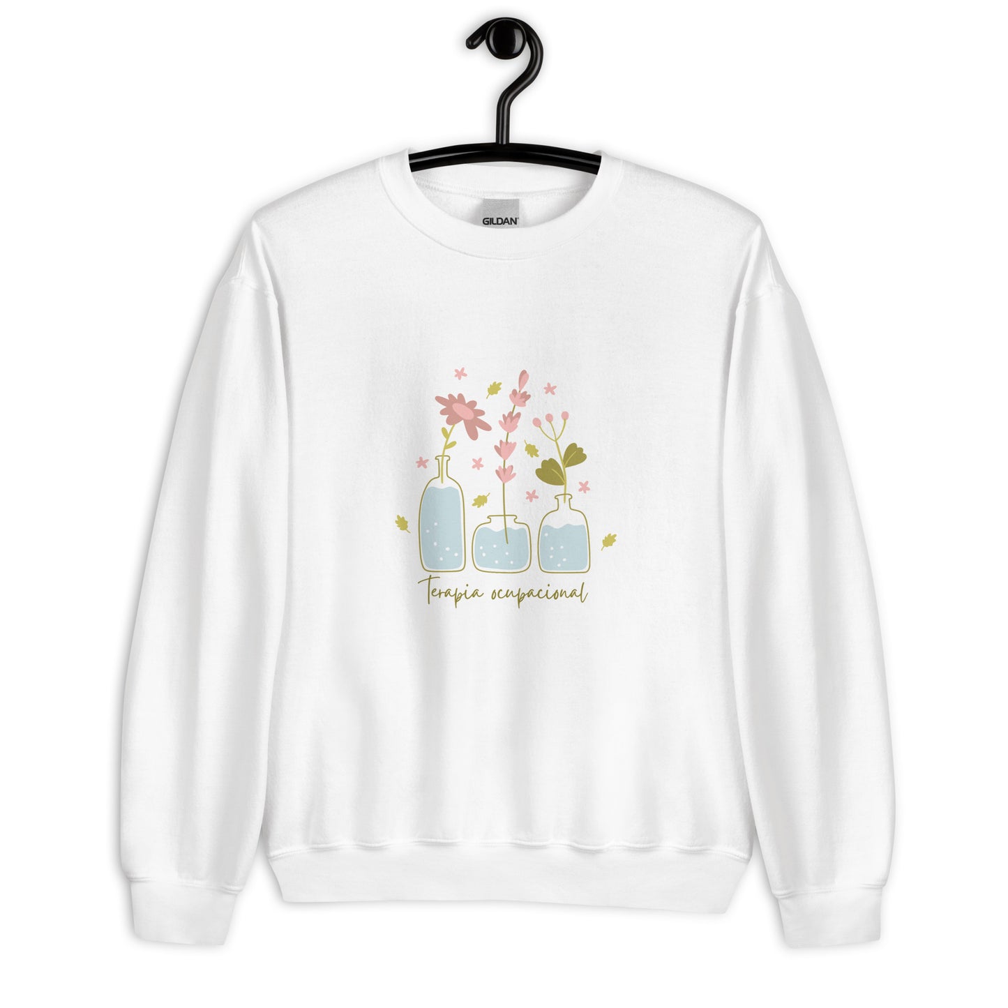Sudadera flores Terapia Ocupacional