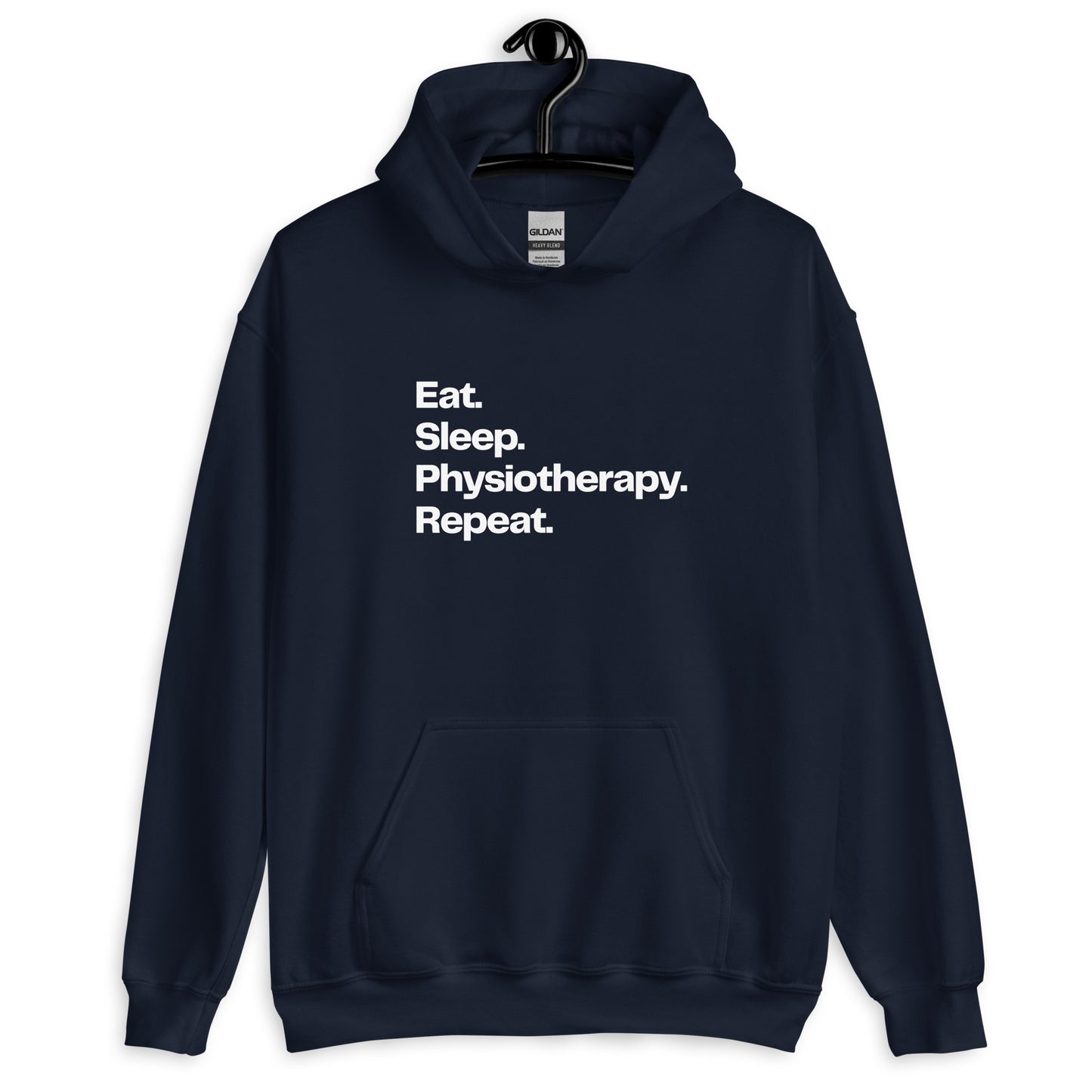 Sudadera oscura eat, sleep, physio
