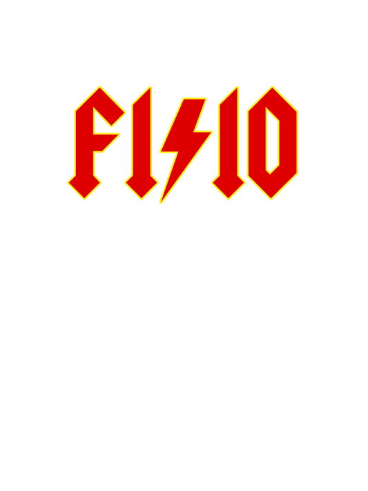 Diseño descargable, Fisio ACDC Rojo