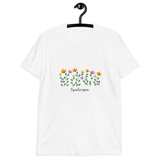 Camiseta flores Fisioterapia