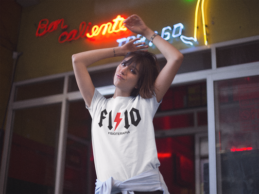 Camiseta Fisioterapia estilo ACDC